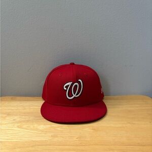New Era fitted hat. Washington Nationals.